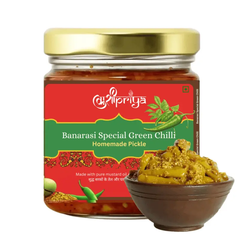 Green Chilli Pickle 250g-1kg – Spicy Hari Mirch ka Achar | Mustard Oil - Image 2